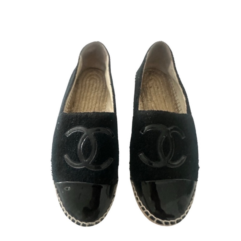 Chanel Black Espadrilles